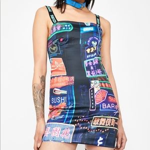 DollsKill/Current Mood Midnight City Bodycon Dress